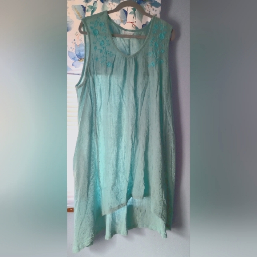 April Cornell XXL Crinkle Cotton Summer Dress